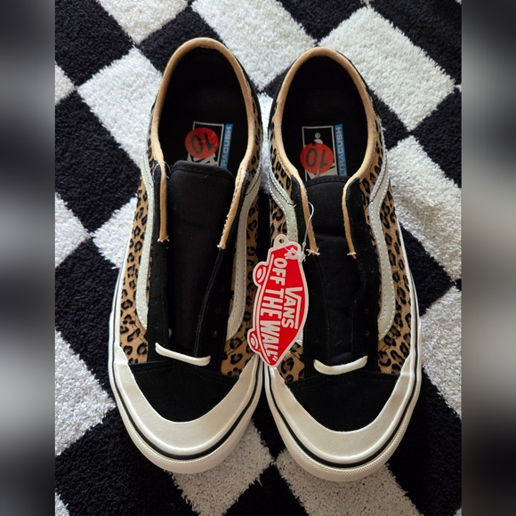 Vans Style 36 Decon SF ‘Mini Leopard’ ULTRACUSH Sneakers size 10 NEW - Picture 3 of 4